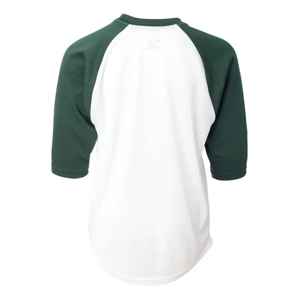 Three-quarter raglan sleeve baseball t-shirt... from ASI 84358 S&S Activewear