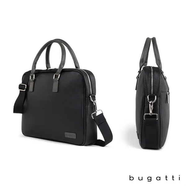 Bugatti Contrast Collection Briefcase... from ASI 67866 Logomark/Valumark