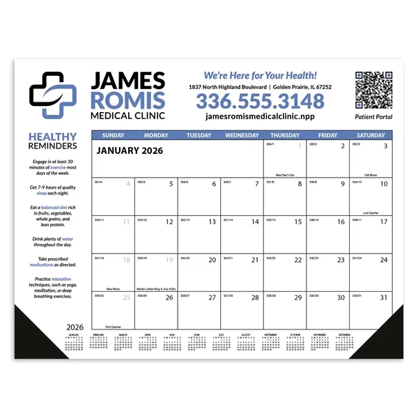 Skinner & Kennedy™ Desk Pad Calendar... from ASI 40480 Koozie Group