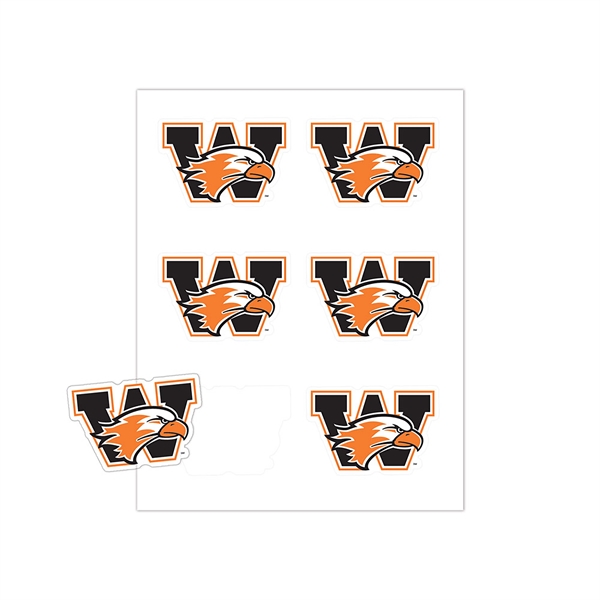 Full color 6-pack face-cal with a square shape measuring approx. 1".... from ASI 66390 LarLu