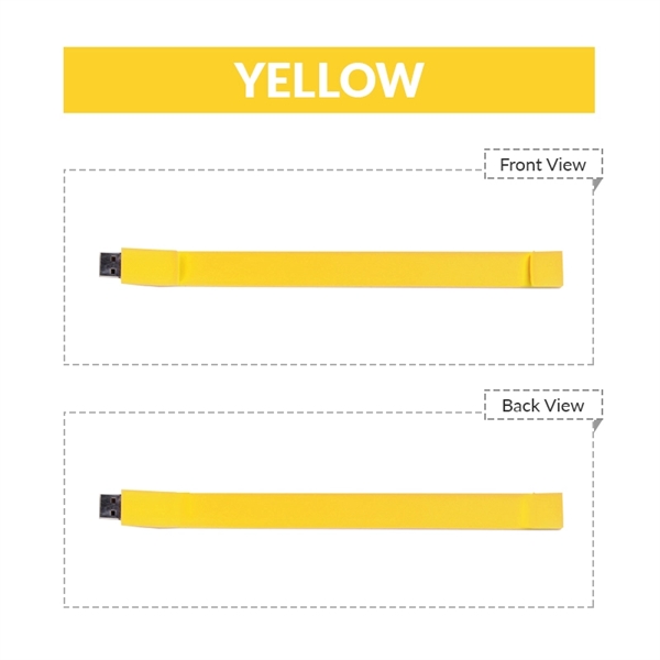 Silicone wristband USB flash drive with multiple available capacities and colors.... from ASI 37218 Athena Promo (tm)