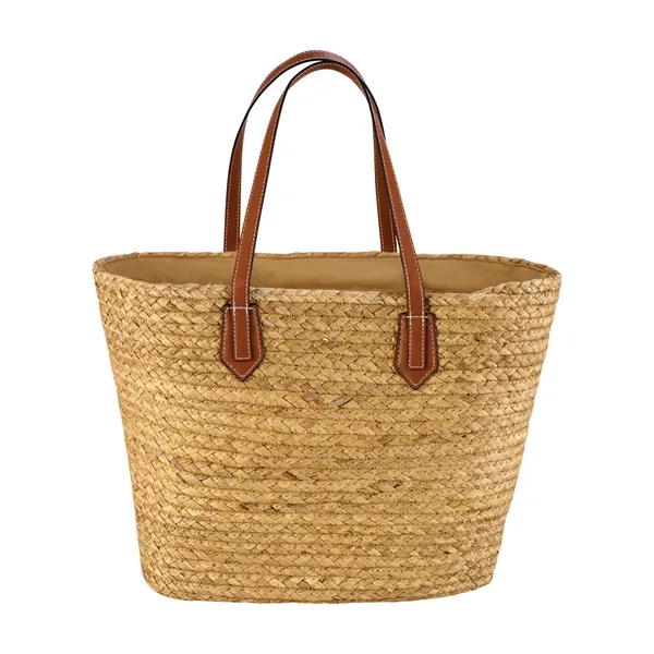 Akena Natural Hyacinth Grass Tote... from ASI 67866 Logomark/Valumark