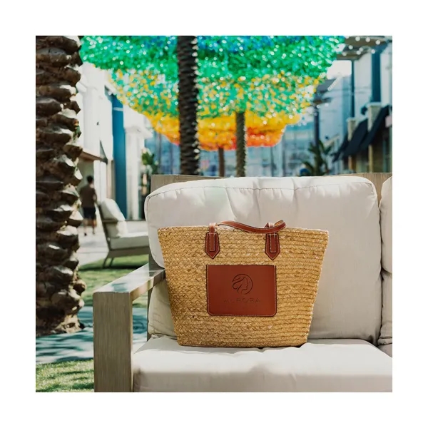 Akena Natural Hyacinth Grass Tote... from ASI 67866 Logomark/Valumark