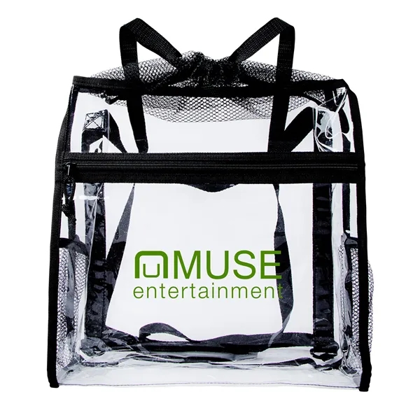 Ramsey Clear Drawstring Backpack... from ASI 67866 Logomark/Valumark