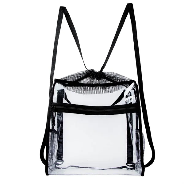 Ramsey Clear Drawstring Backpack... from ASI 67866 Logomark/Valumark