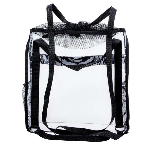 Ramsey Clear Drawstring Backpack... from ASI 67866 Logomark/Valumark
