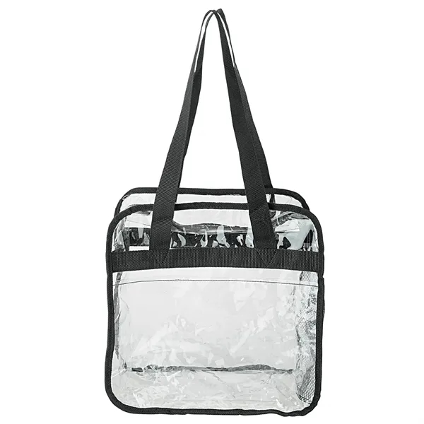 6" x 12" x 12" Athina reusable clear stadium tote with... from ASI 67866 Logomark/Valumark / Valumark™