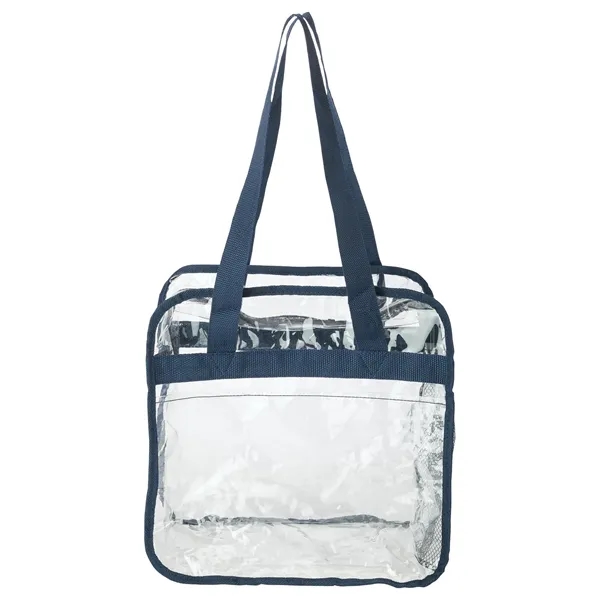 6" x 12" x 12" Athina reusable clear stadium tote with... from ASI 67866 Logomark/Valumark / Valumark™