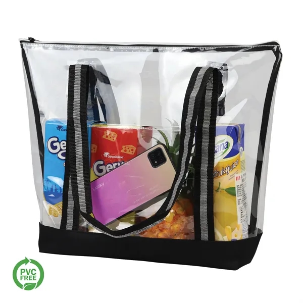 Capitola Clear TPU Zippered Tote... from ASI 67866 Logomark/Valumark