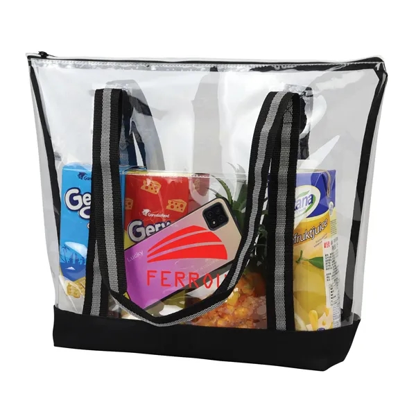 Capitola Clear TPU Zippered Tote... from ASI 67866 Logomark/Valumark