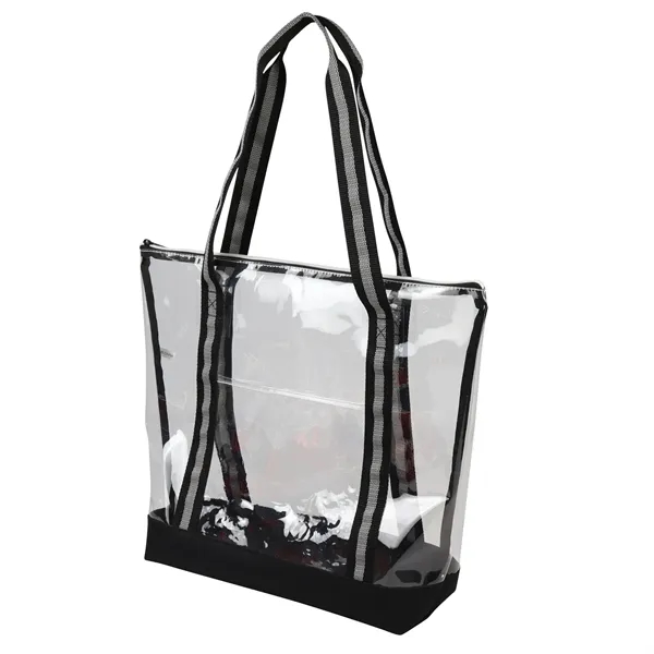 Capitola Clear TPU Zippered Tote... from ASI 67866 Logomark/Valumark