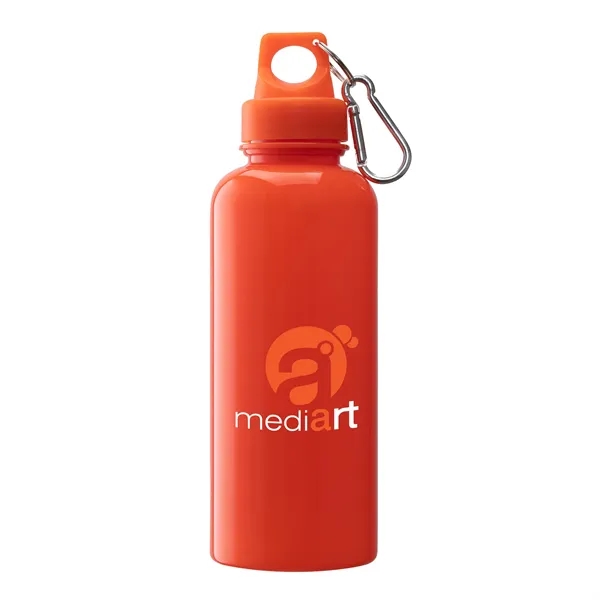 Brio 20 oz. PS Water Bottle w/ Carabiner... from ASI 67866 Logomark/Valumark