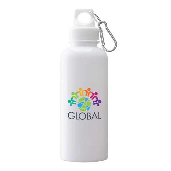 Brio 20 oz. PS Water Bottle w/ Carabiner... from ASI 67866 Logomark/Valumark