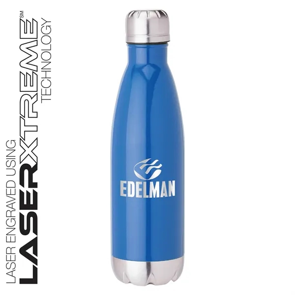 2.88" x 10.38" x 2.88" water bottle; 17 oz. capacity and... from ASI 67866 Logomark/Valumark