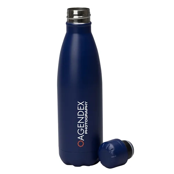 2.81" x 10.12" x 2.81" stainless steel bottle; 17 oz. capacity... from ASI 67866 Logomark/Valumark