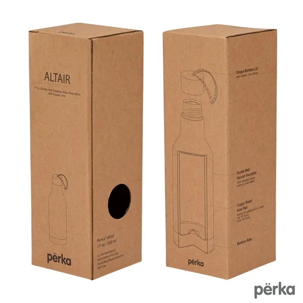 Perka® Altair 17 oz. Double Wall, Stainless Steel Water B...... from ASI 67866 Logomark/Valumark