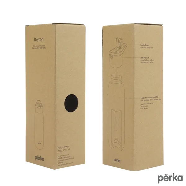 Perka® Bryton 20 oz. Double Wall Stainless Steel Water Bo...... from ASI 67866 Logomark/Valumark
