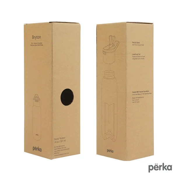 Perka® Bryton 20 oz. Double Wall Stainless Steel Water Bo...... from ASI 67866 Logomark/Valumark