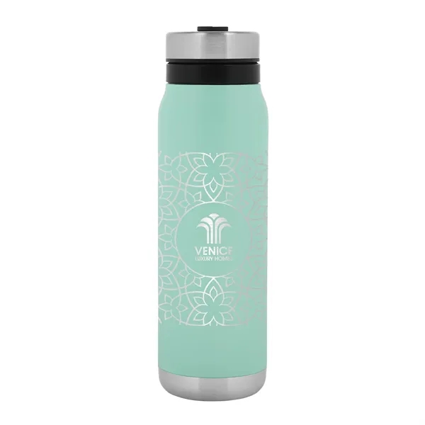 Glisky 20 oz. Double Wall Vacuum Insulated Water Bottle... from ASI 67866 Logomark/Valumark