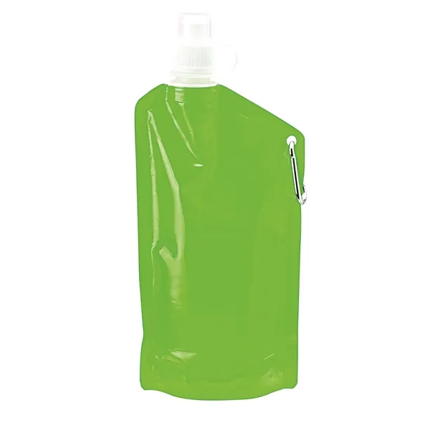 1.44" x 11.38" x 5.12" collapsible polyethylene water bottle holds up... from ASI 67866 Logomark/Valumark / Valumark™