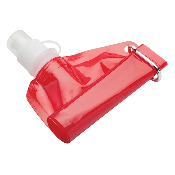 1.44" x 11.38" x 5.12" collapsible polyethylene water bottle holds up... from ASI 67866 Logomark/Valumark / Valumark™