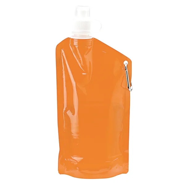 1.44" x 11.38" x 5.12" collapsible polyethylene water bottle holds up... from ASI 67866 Logomark/Valumark / Valumark™