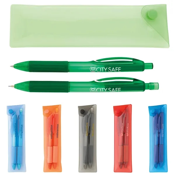 Cliff Gel Pen and Mechanical Pencil Set... from ASI 40480 Koozie Group