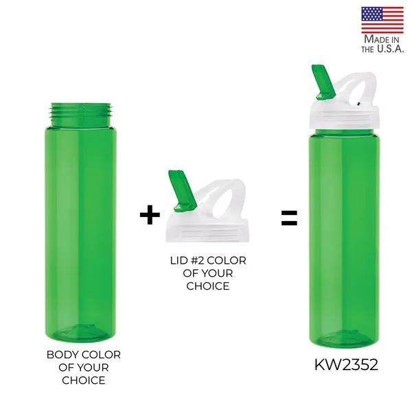 2.75" x 10.38" x 2.75" PET bottle with 25 oz. capacity;... from ASI 67866 Logomark/Valumark / Valumark™