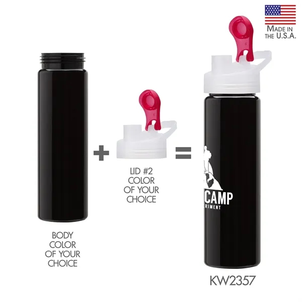 Newport VII 25 oz. Water Bottle w/ Integrated Handle... from ASI 67866 Logomark/Valumark