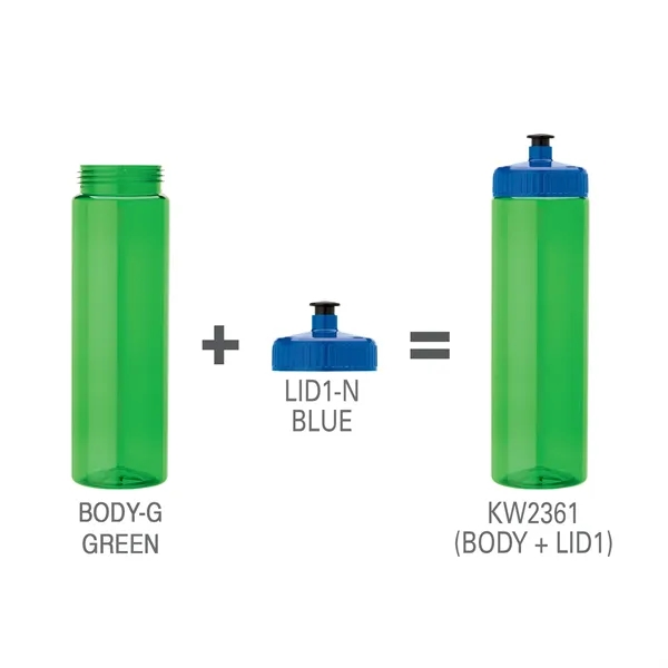 2.94" x 9.88" x 2.94" PET bottle with 32 oz. capacity;... from ASI 67866 Logomark/Valumark / Valumark™