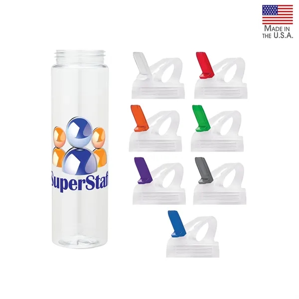 Laguna 32 oz. PET Bottle with Flip Spout... from ASI 67866 Logomark/Valumark