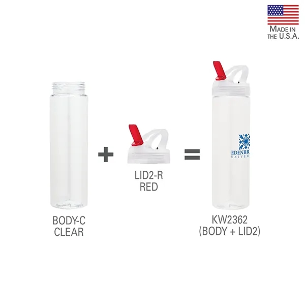 Laguna 32 oz. PET Bottle with Flip Spout... from ASI 67866 Logomark/Valumark