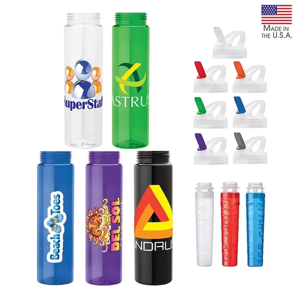 2.94" x 11.12" x 2.94" PET bottle with 32 oz. capacity;... from ASI 67866 Logomark/Valumark / Valumark™