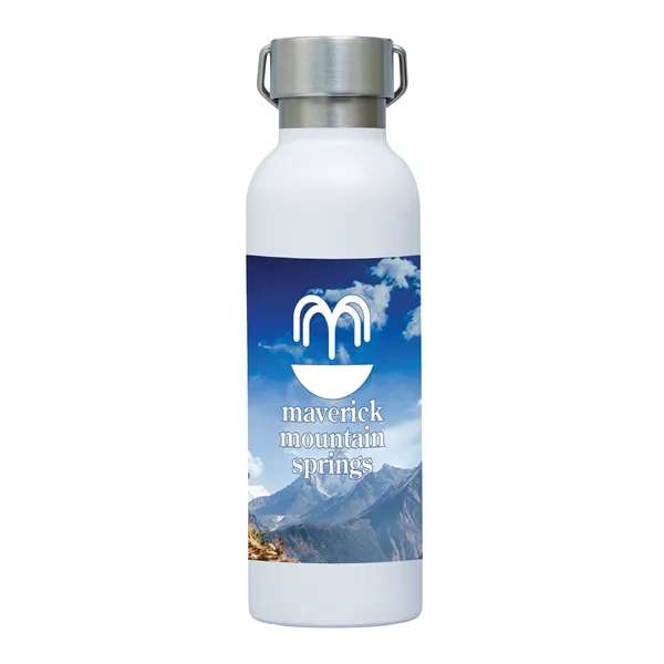 2.88" x 9.5" x 2.88" single-wall stainless steel bottle; 28 oz.... from ASI 67866 Logomark/Valumark
