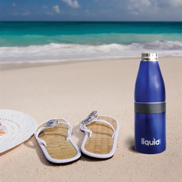 Stainless steel Liquid Fusion Icy Bev Kooler; 3-in-1 beverage cooler with... from ASI 67866 Logomark/Valumark