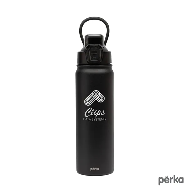Perka® Rex 24 oz. Double Wall, Stainless Steel Water Bottle... from ASI 67866 Logomark/Valumark