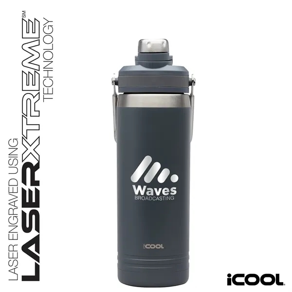 iCOOL® Lakewood 24 oz. Double Wall, Stainless Steel Bottle.... from ASI 67866 Logomark/Valumark