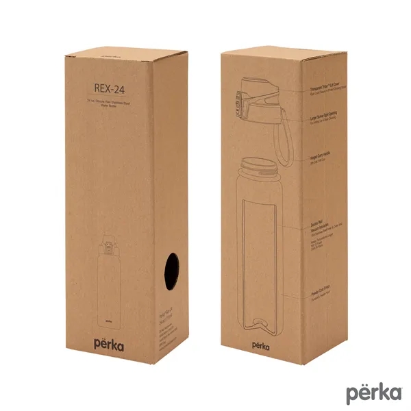 Perka® Rex Fresh 24 oz. Double Wall, Recycled Stainless S...... from ASI 67866 Logomark/Valumark