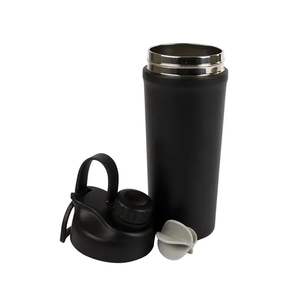 Longden 26 oz. Double Wall, Stainless Steel Shaker Bottle... from ASI 67866 Logomark/Valumark