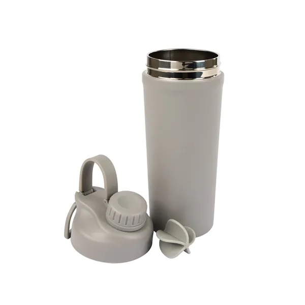 Longden 26 oz. Double Wall, Stainless Steel Shaker Bottle... from ASI 67866 Logomark/Valumark