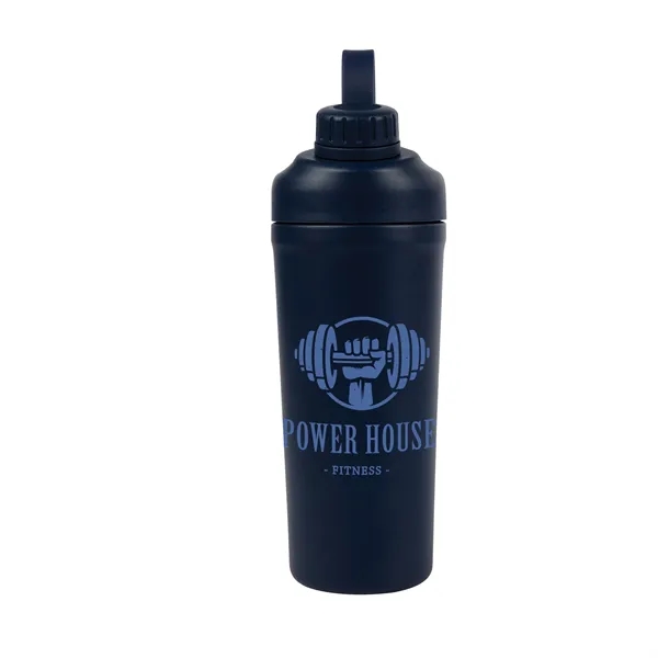 Longden 26 oz. Double Wall, Stainless Steel Shaker Bottle... from ASI 67866 Logomark/Valumark