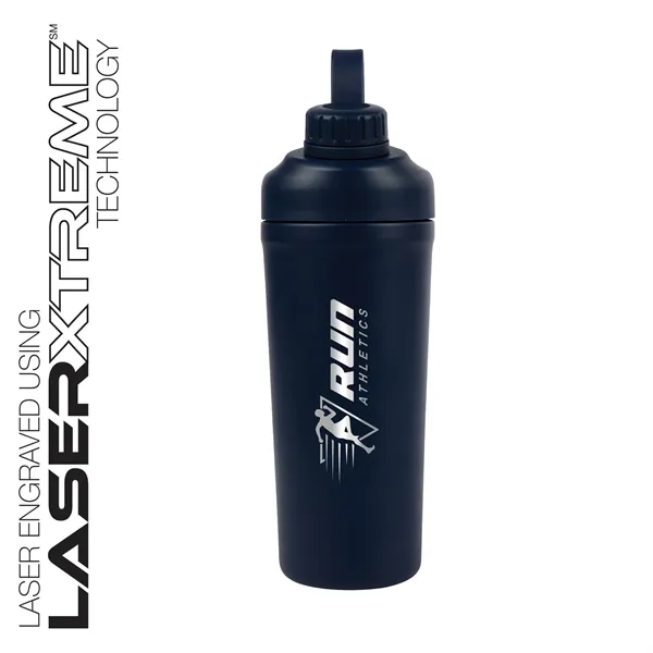 Longden 26 oz. Double Wall, Stainless Steel Shaker Bottle... from ASI 67866 Logomark/Valumark