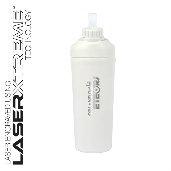 Longden 26 oz. Double Wall, Stainless Steel Shaker Bottle... from ASI 67866 Logomark/Valumark
