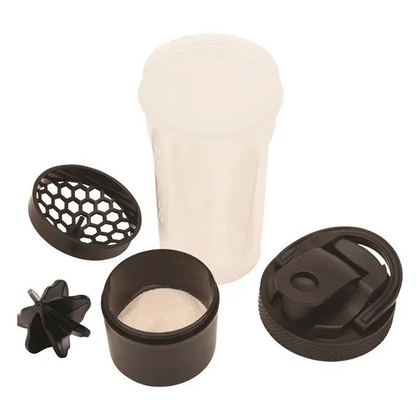4.25" x 10" x 4" 24 oz. polypropylene Lava fitness shaker... from ASI 67866 Logomark/Valumark
