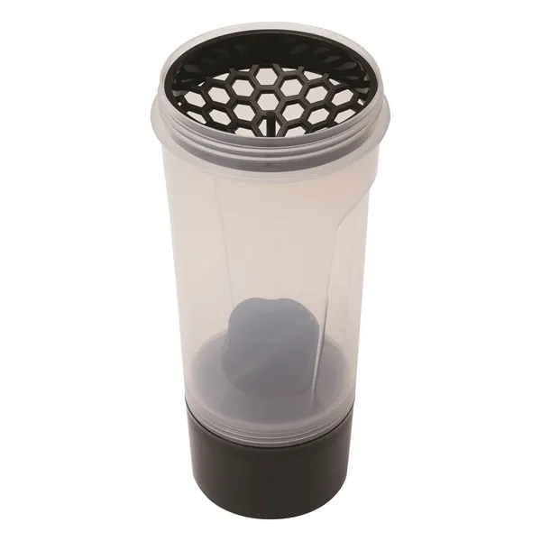 4.25" x 10" x 4" 24 oz. polypropylene Lava fitness shaker... from ASI 67866 Logomark/Valumark