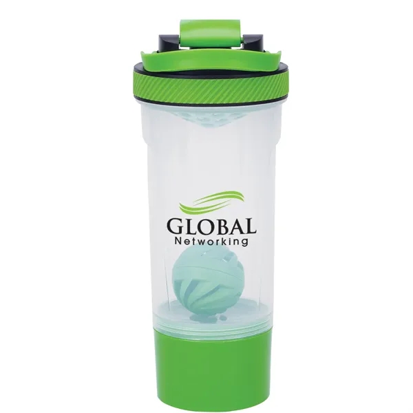 4.25" x 10" x 4" 24 oz. polypropylene Lava fitness shaker... from ASI 67866 Logomark/Valumark