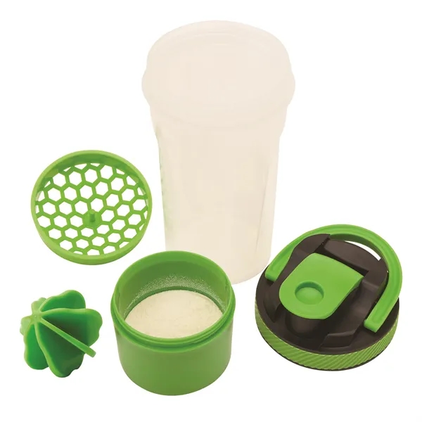 4.25" x 10" x 4" 24 oz. polypropylene Lava fitness shaker... from ASI 67866 Logomark/Valumark