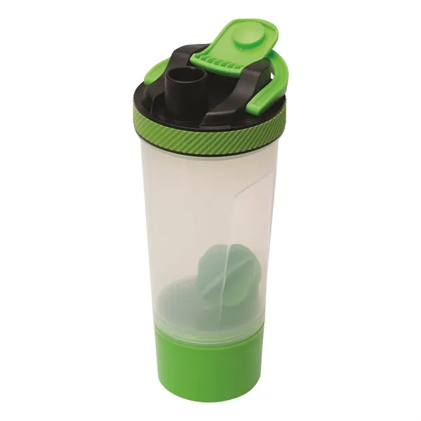 4.25" x 10" x 4" 24 oz. polypropylene Lava fitness shaker... from ASI 67866 Logomark/Valumark