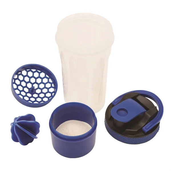 4.25" x 10" x 4" 24 oz. polypropylene Lava fitness shaker... from ASI 67866 Logomark/Valumark