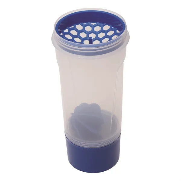 4.25" x 10" x 4" 24 oz. polypropylene Lava fitness shaker... from ASI 67866 Logomark/Valumark